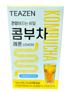 韓国商店 イルソイルソの『【TEAZEN】コンブチャ レモン』